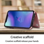 Wholesale iPhone Xr Flip Book Leather Style Credit Card Case (Brown)